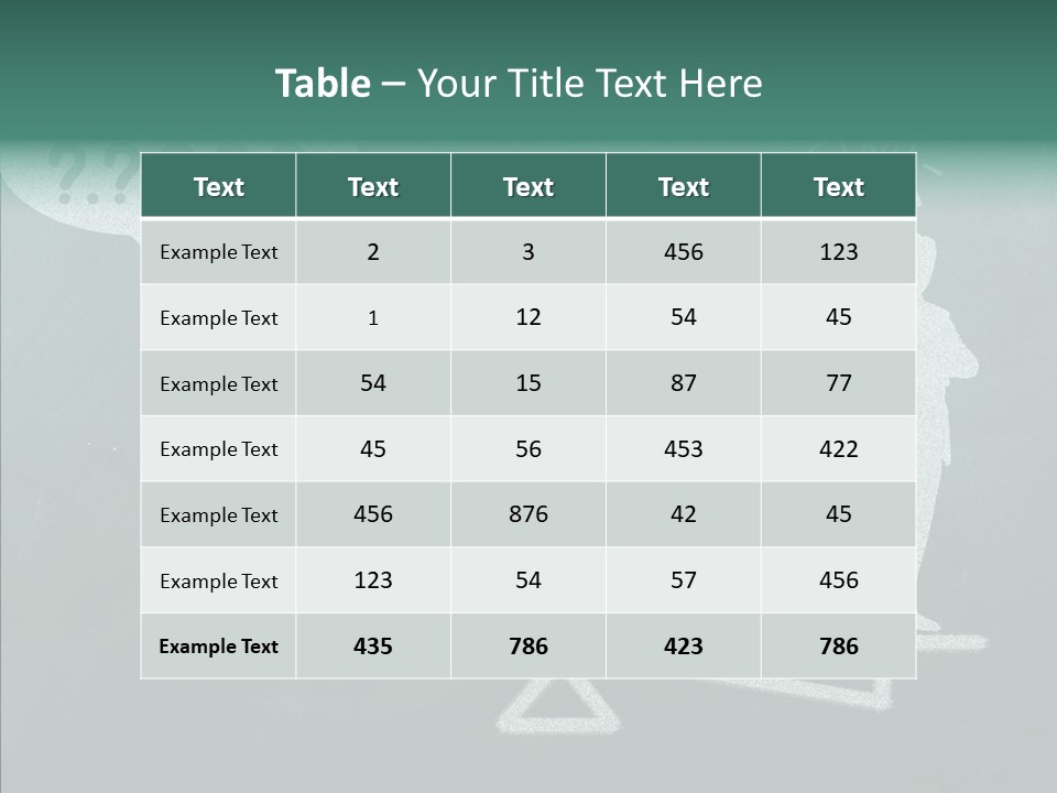 Green Thinking Success PowerPoint Template
