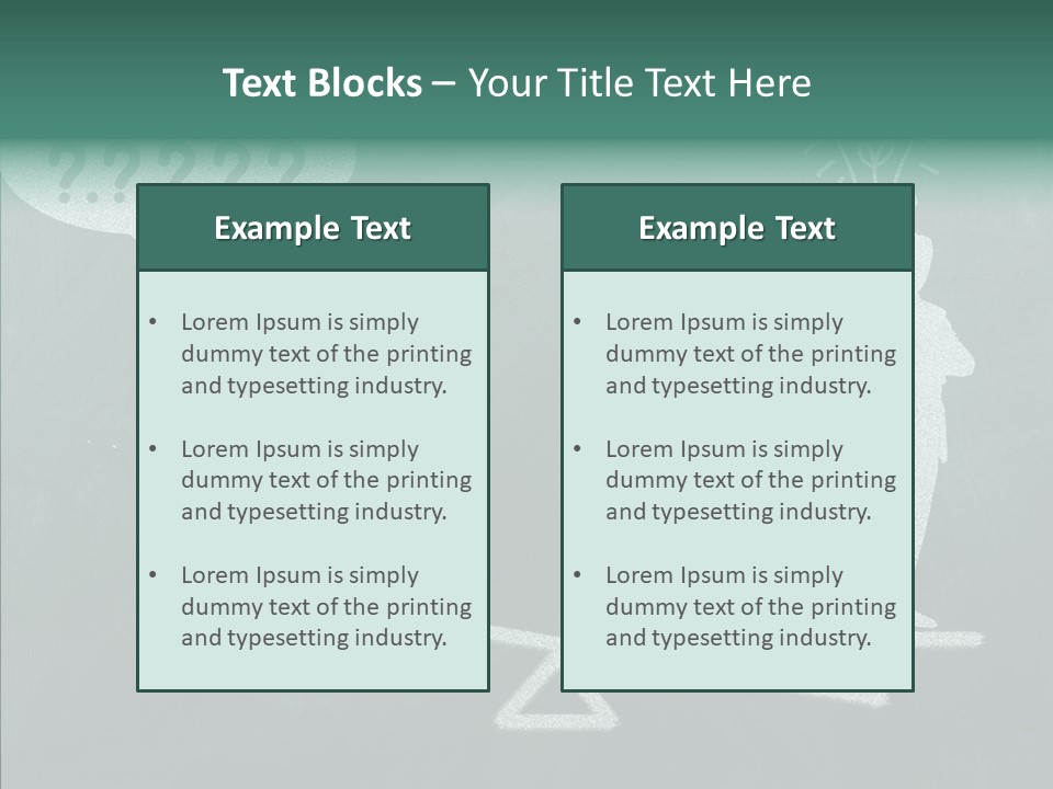 Green Thinking Success PowerPoint Template