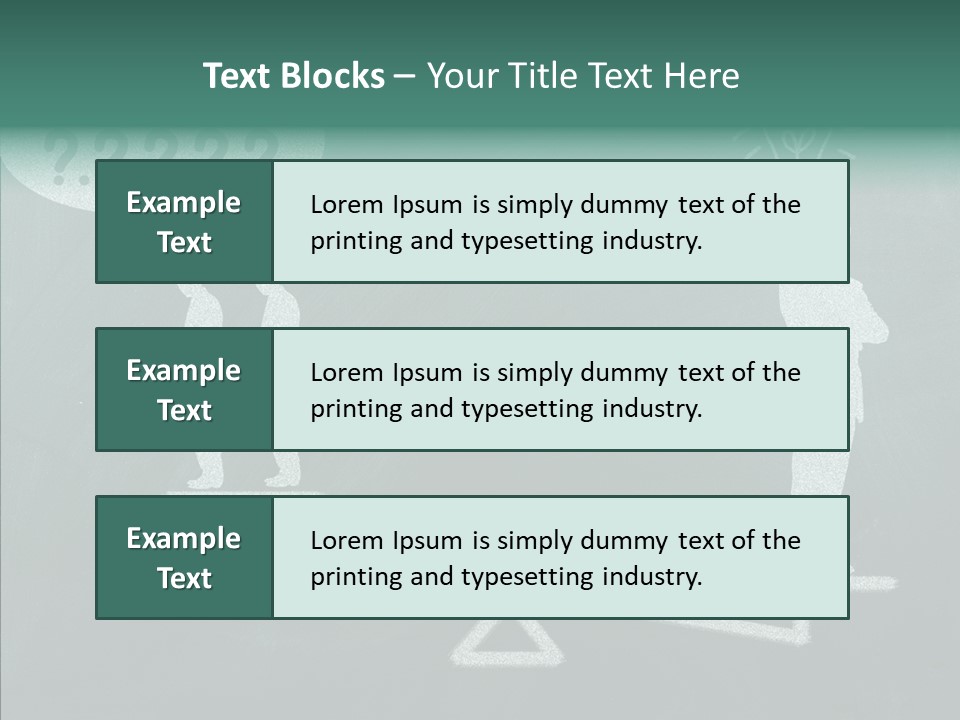 Green Thinking Success PowerPoint Template