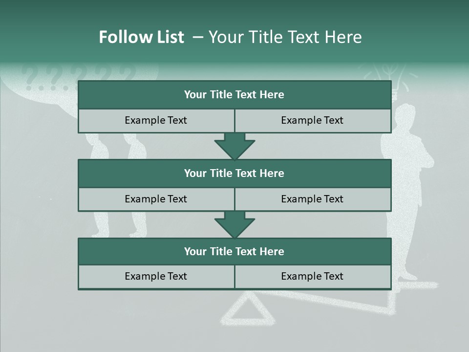 Green Thinking Success PowerPoint Template