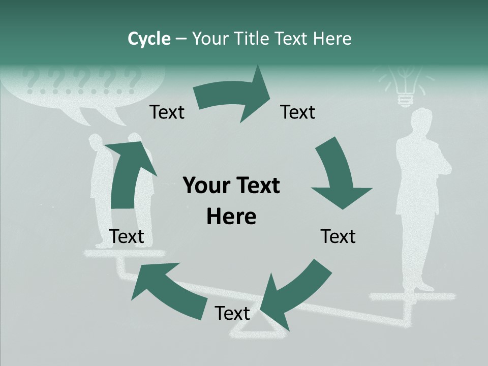 Green Thinking Success PowerPoint Template