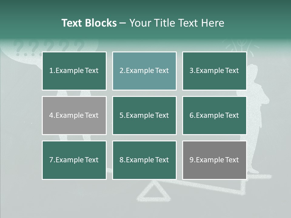 Green Thinking Success PowerPoint Template