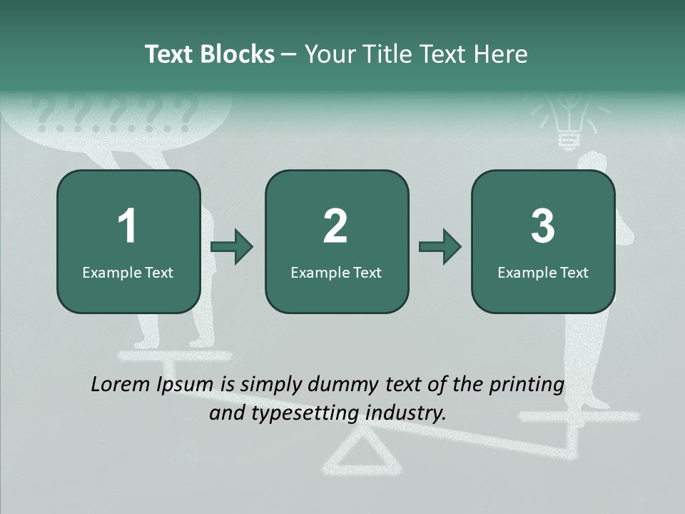 Green Thinking Success PowerPoint Template