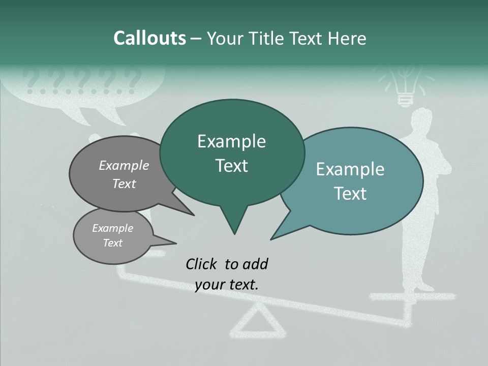 Green Thinking Success PowerPoint Template