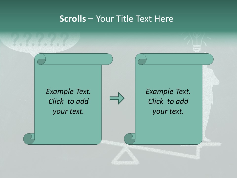 Green Thinking Success PowerPoint Template