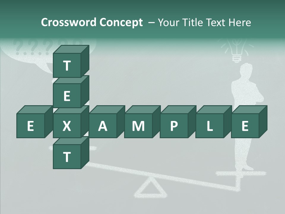 Green Thinking Success PowerPoint Template