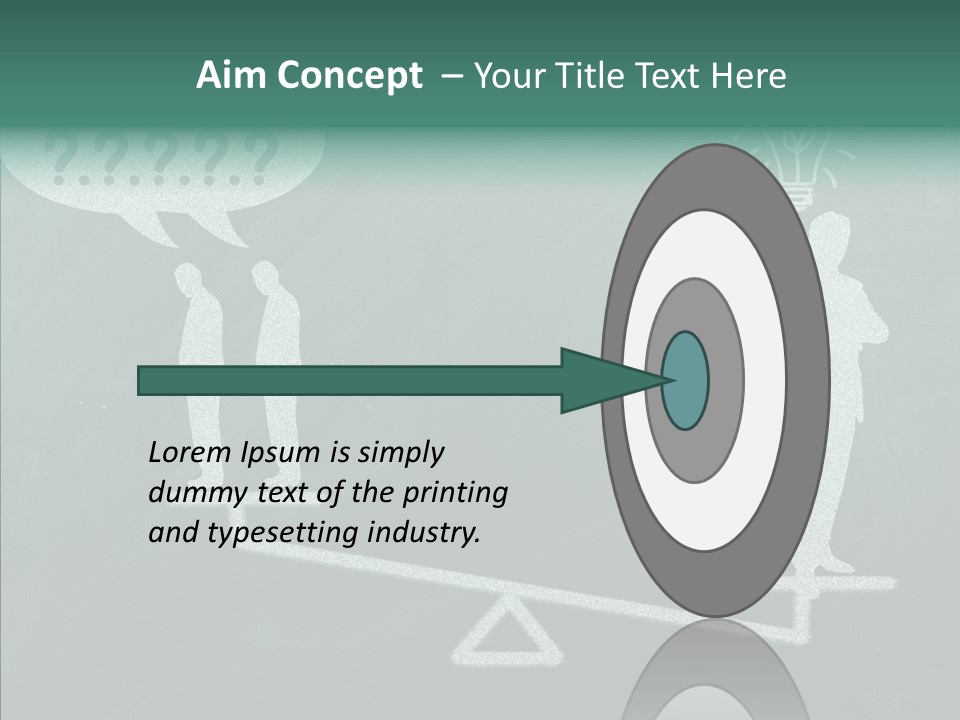 Green Thinking Success PowerPoint Template