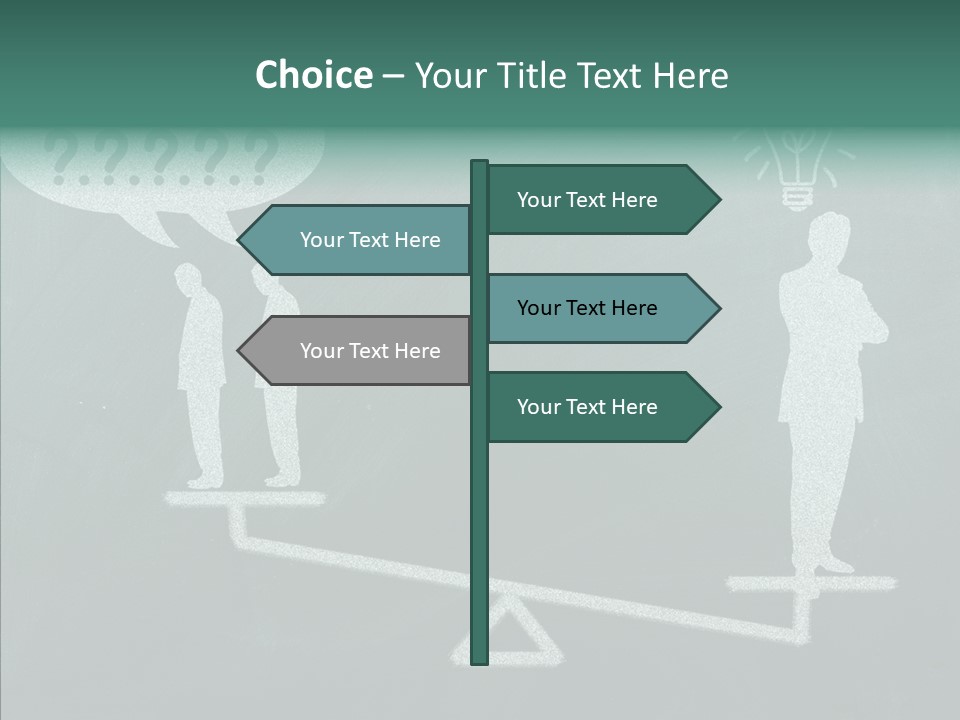 Green Thinking Success PowerPoint Template