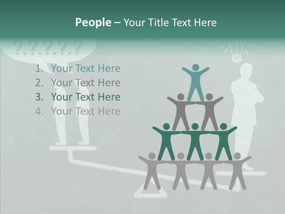 Green Thinking Success PowerPoint Template