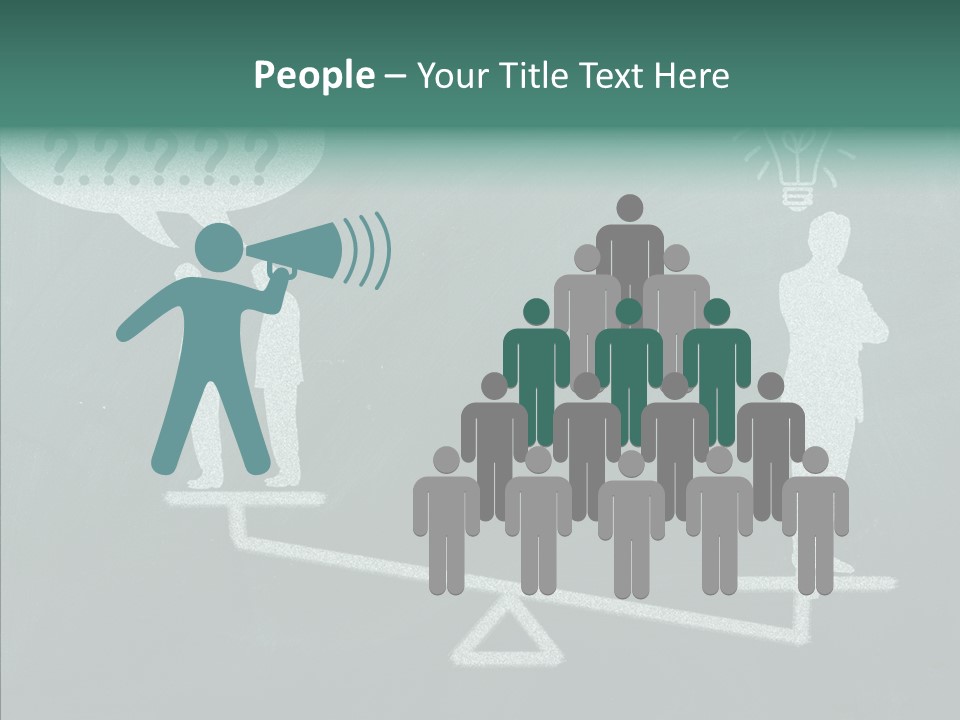 Green Thinking Success PowerPoint Template