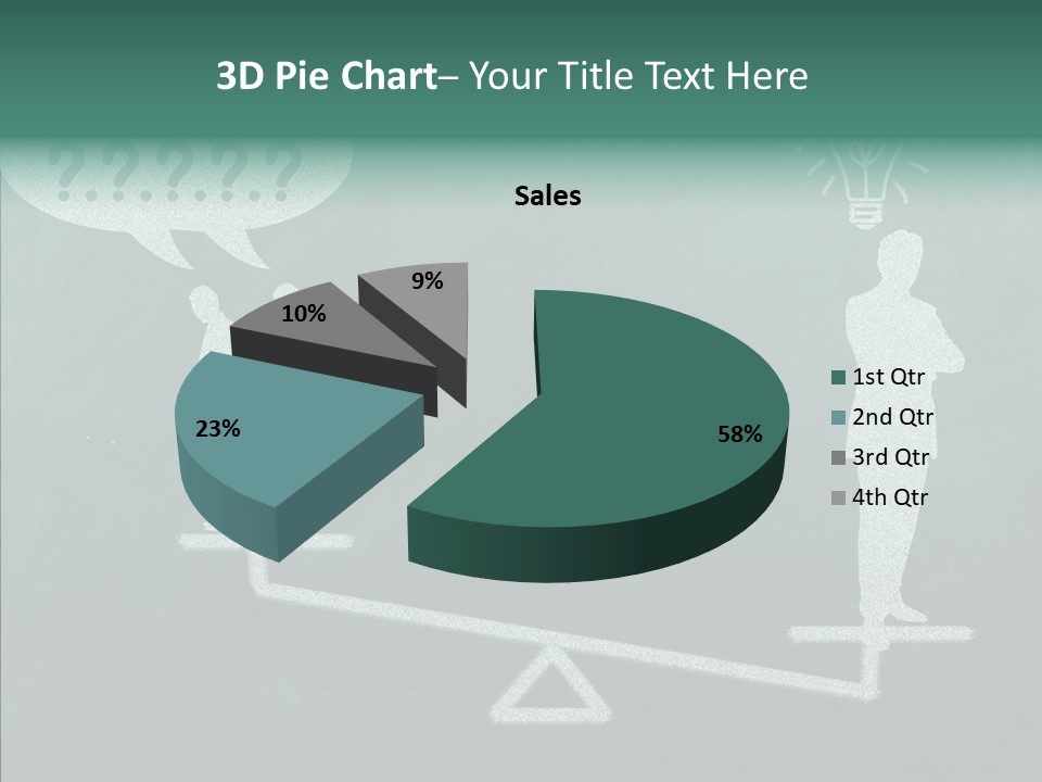 Green Thinking Success PowerPoint Template