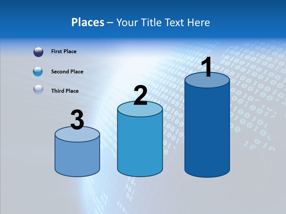 Continent Orbit Communication PowerPoint Template