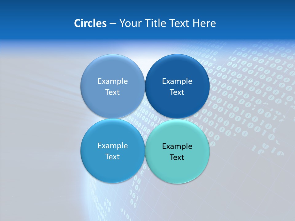 Continent Orbit Communication PowerPoint Template