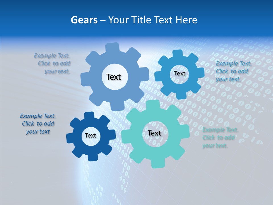Continent Orbit Communication PowerPoint Template