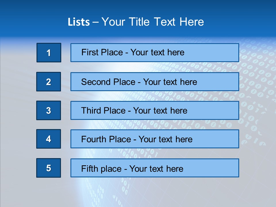 Continent Orbit Communication PowerPoint Template