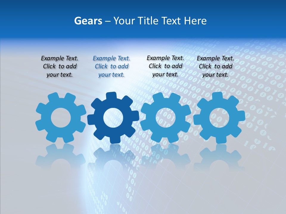 Continent Orbit Communication PowerPoint Template