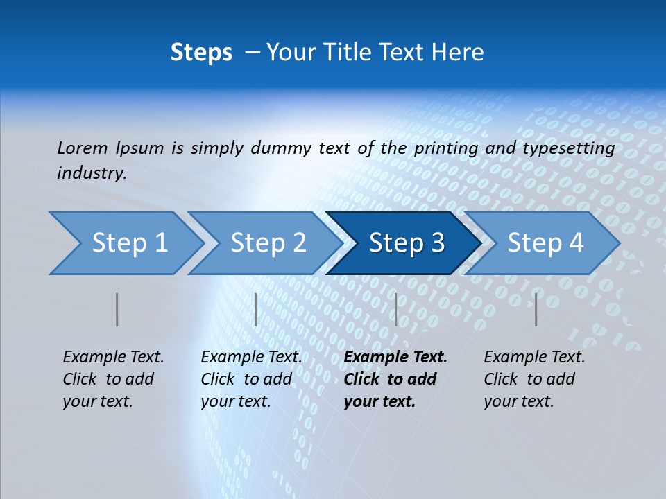 Continent Orbit Communication PowerPoint Template