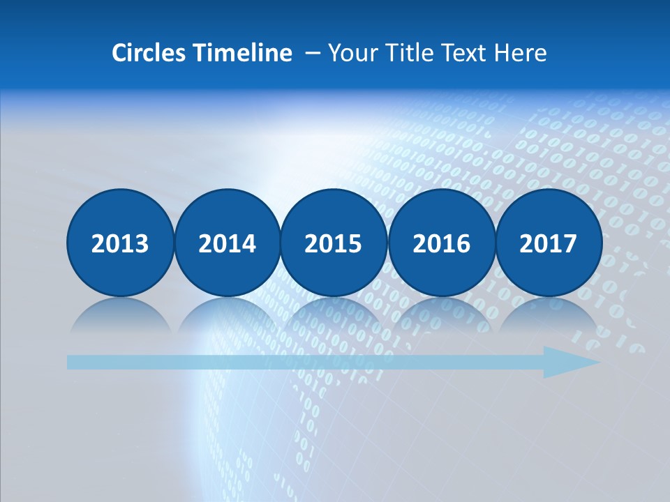 Continent Orbit Communication PowerPoint Template