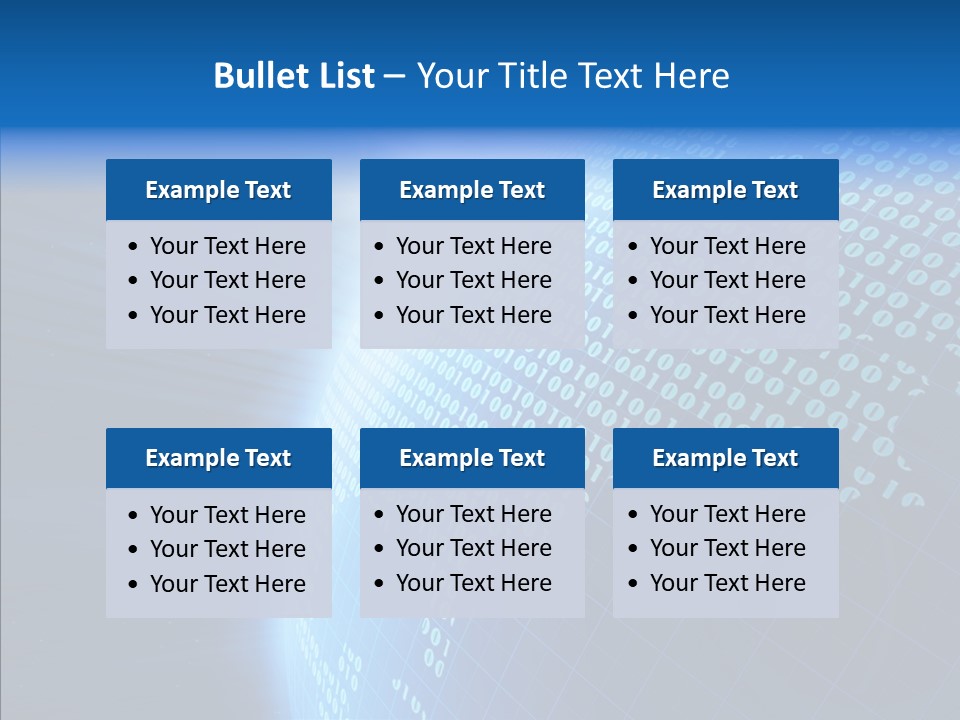 Continent Orbit Communication PowerPoint Template