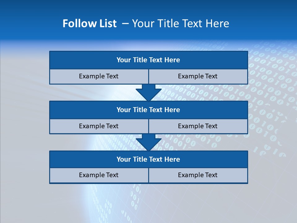 Continent Orbit Communication PowerPoint Template