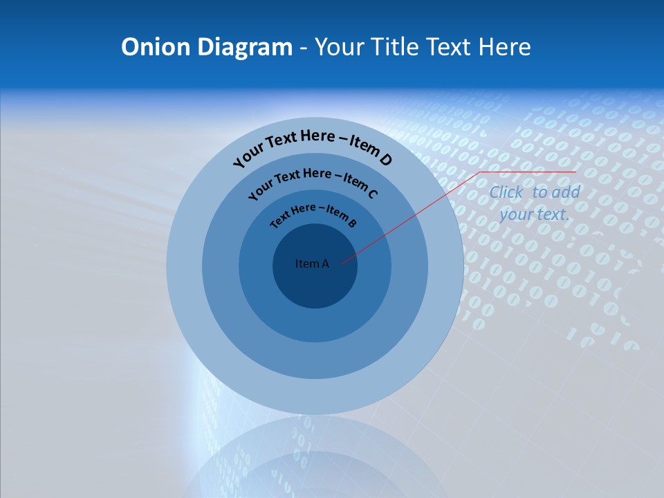 Continent Orbit Communication PowerPoint Template