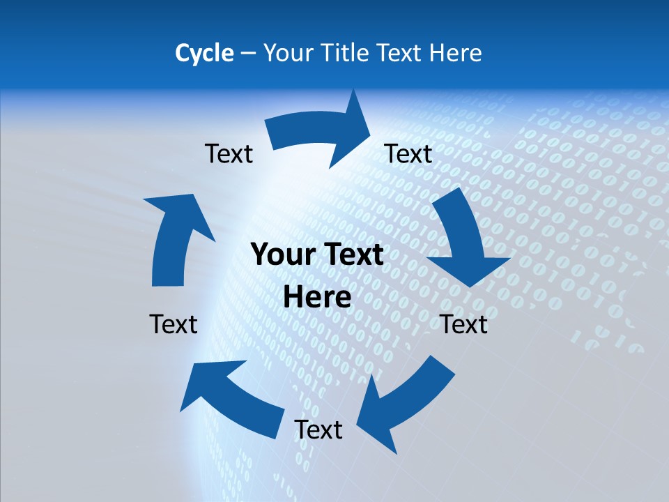 Continent Orbit Communication PowerPoint Template