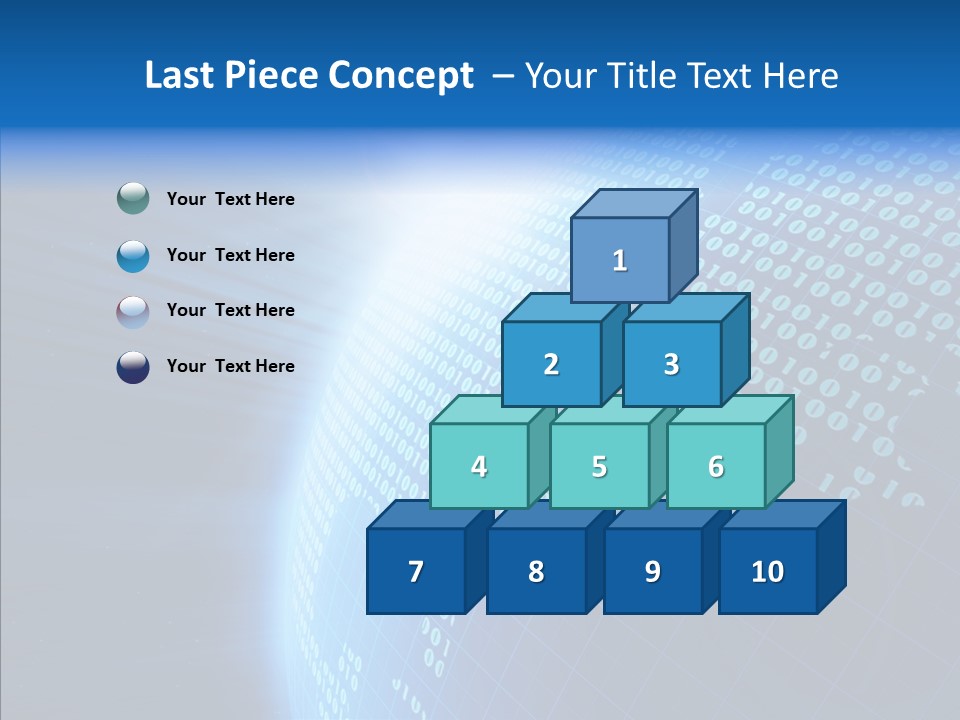 Continent Orbit Communication PowerPoint Template
