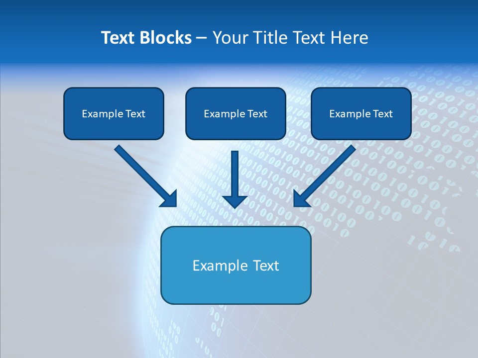 Continent Orbit Communication PowerPoint Template
