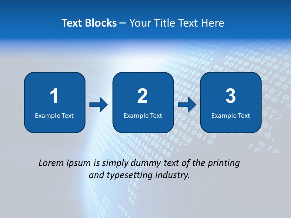 Continent Orbit Communication PowerPoint Template