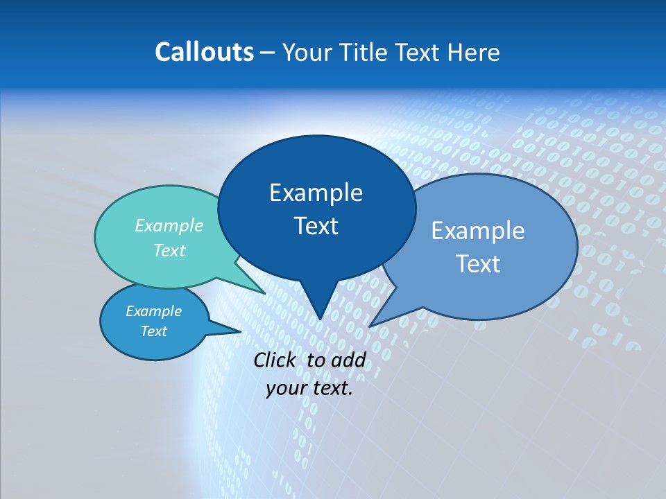 Continent Orbit Communication PowerPoint Template