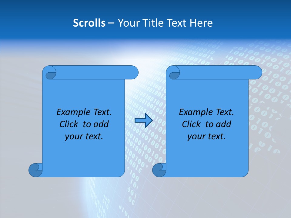 Continent Orbit Communication PowerPoint Template