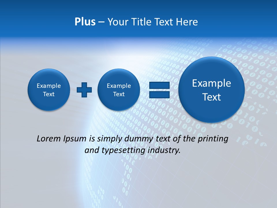 Continent Orbit Communication PowerPoint Template