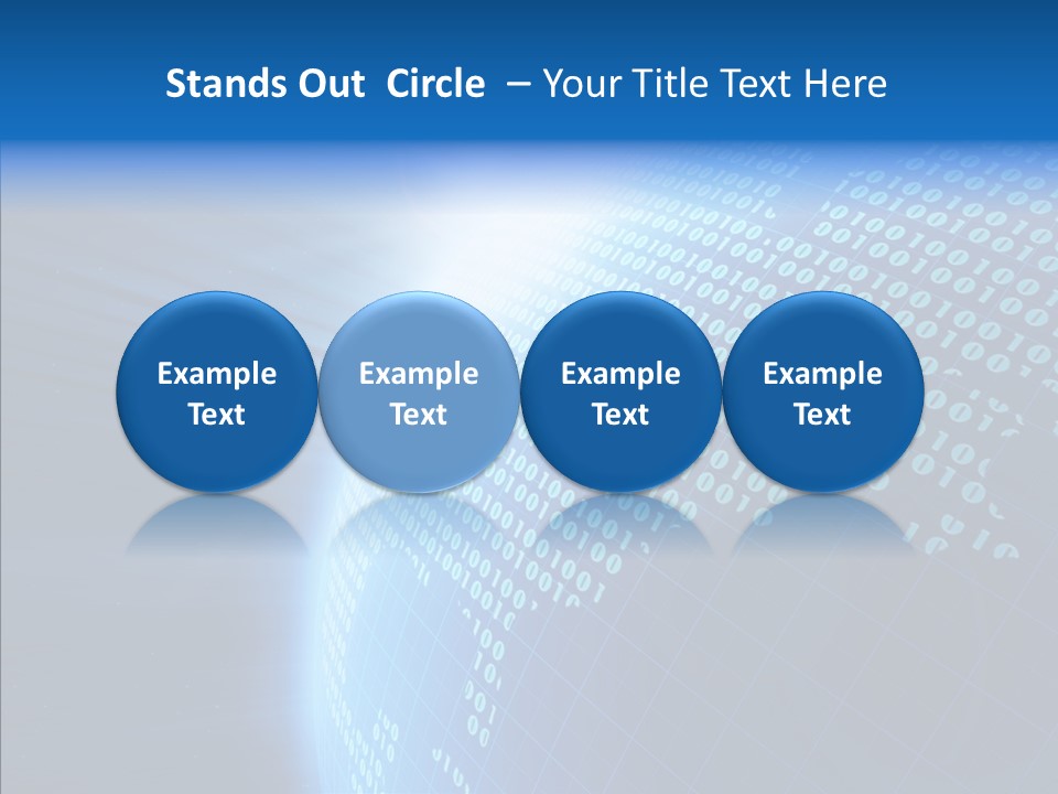 Continent Orbit Communication PowerPoint Template
