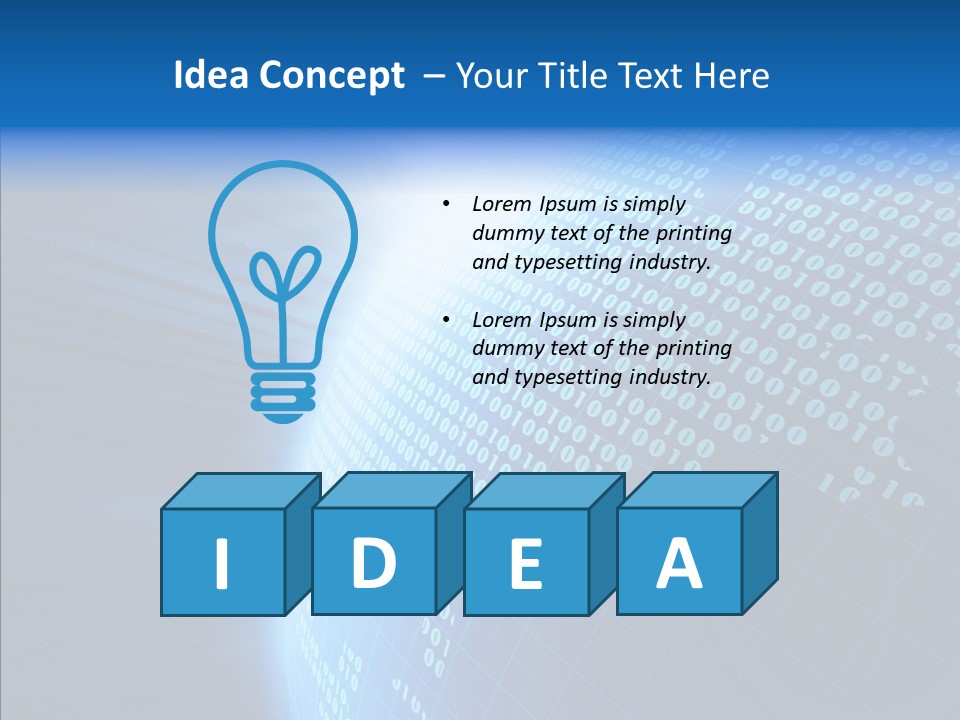 Continent Orbit Communication PowerPoint Template