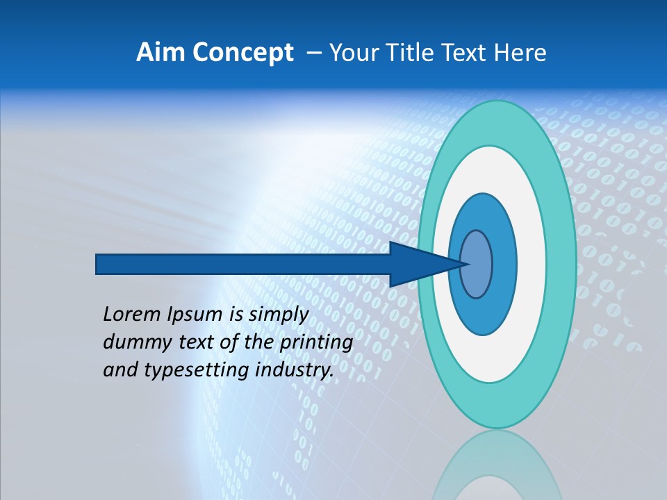 Continent Orbit Communication PowerPoint Template