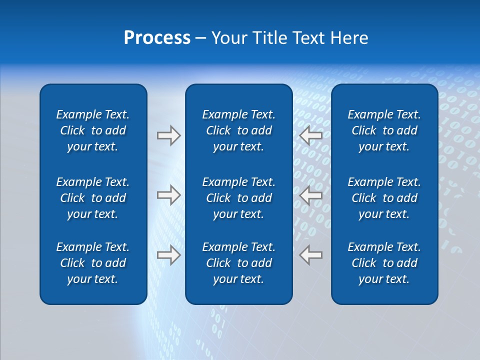 Continent Orbit Communication PowerPoint Template
