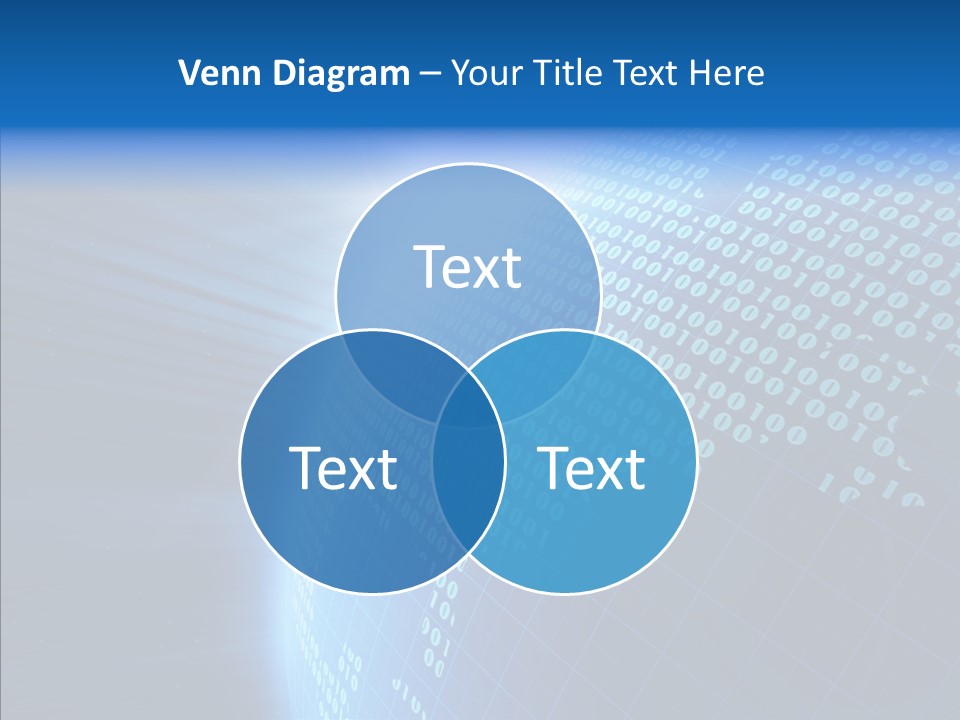 Continent Orbit Communication PowerPoint Template