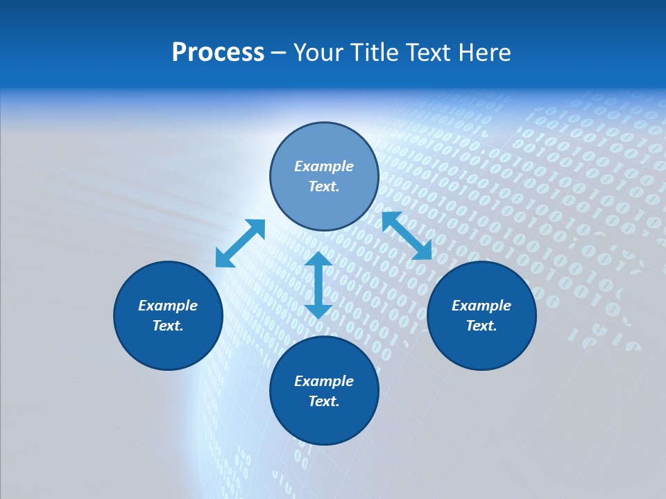 Continent Orbit Communication PowerPoint Template