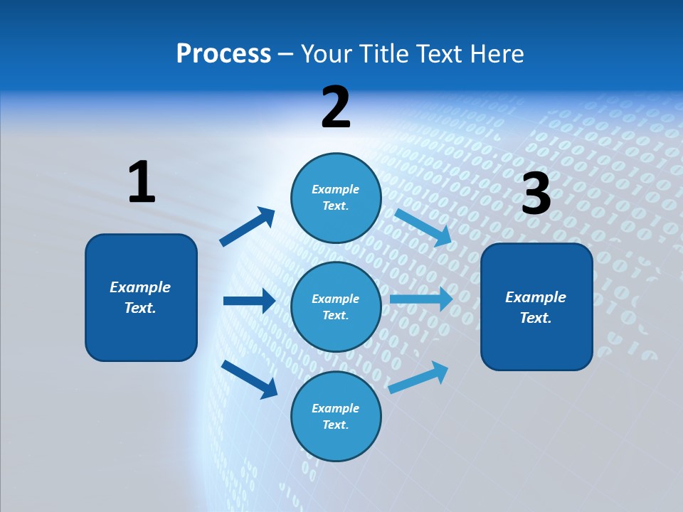 Continent Orbit Communication PowerPoint Template