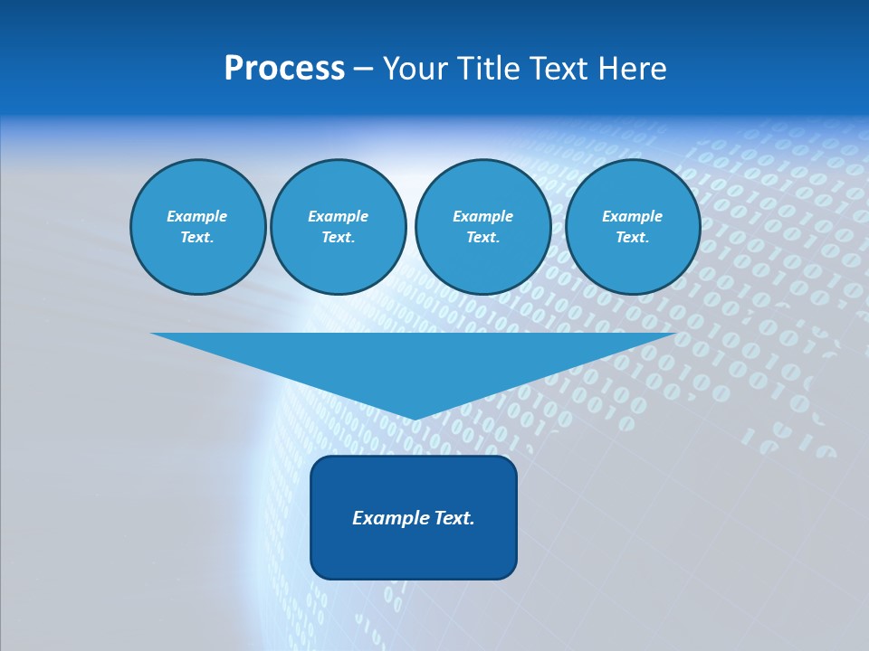 Continent Orbit Communication PowerPoint Template
