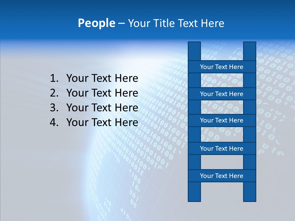 Continent Orbit Communication PowerPoint Template