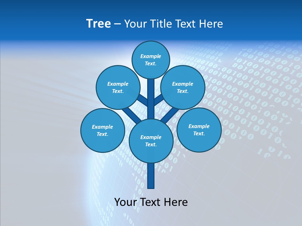 Continent Orbit Communication PowerPoint Template