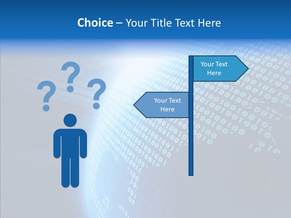 Continent Orbit Communication PowerPoint Template