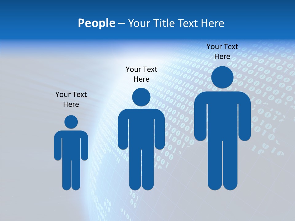 Continent Orbit Communication PowerPoint Template