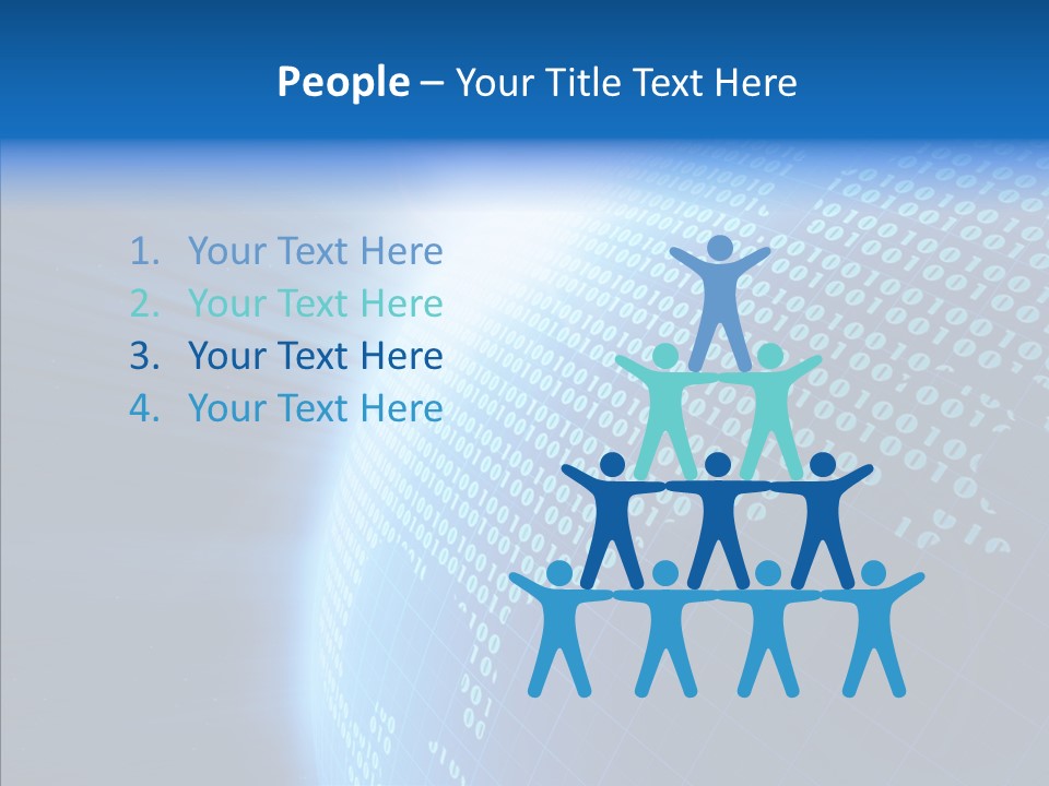 Continent Orbit Communication PowerPoint Template