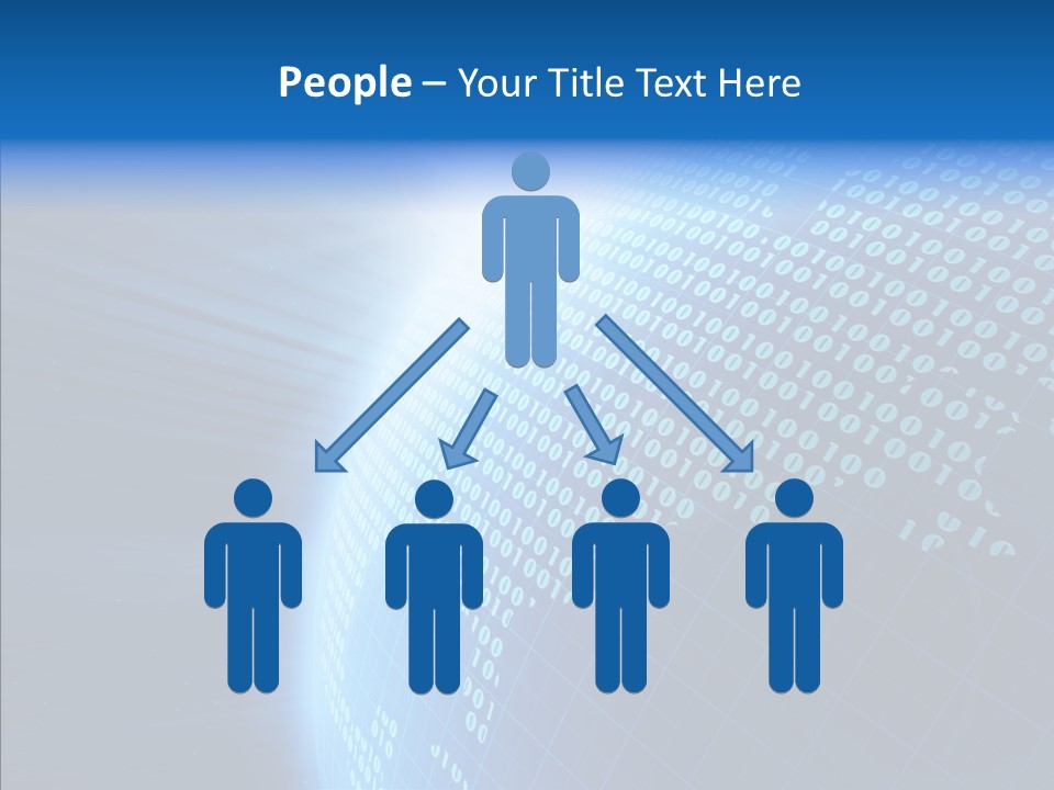 Continent Orbit Communication PowerPoint Template
