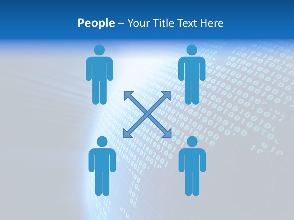 Continent Orbit Communication PowerPoint Template