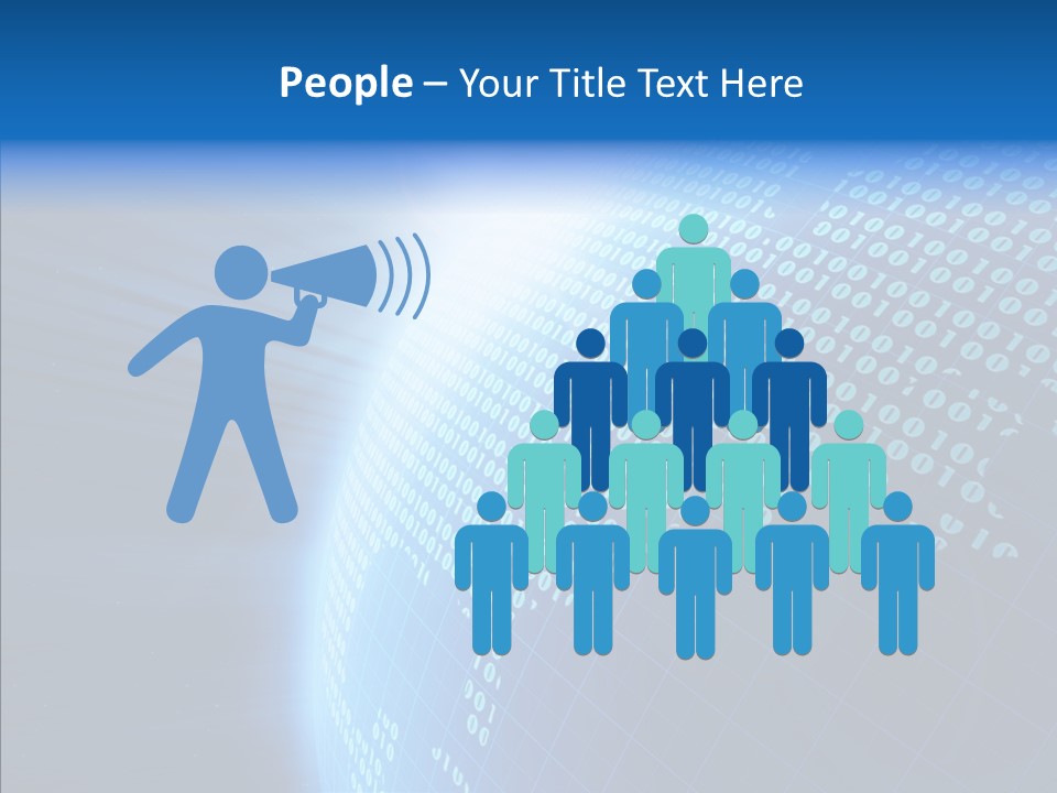 Continent Orbit Communication PowerPoint Template