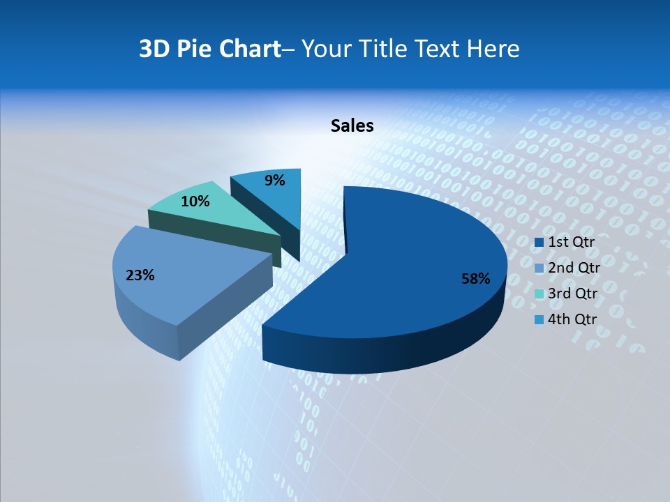 Continent Orbit Communication PowerPoint Template
