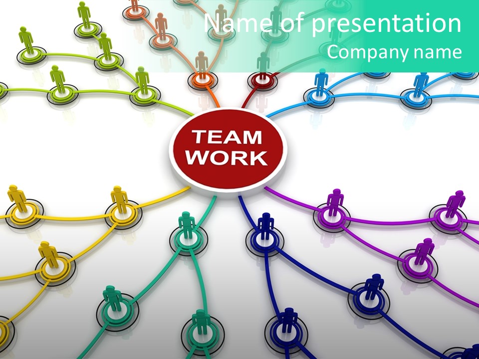 Chart Human Cooperation PowerPoint Template